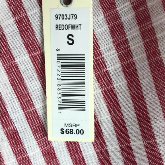 Max Studio Striped Sleeveless Top (Small) - Picture 6 of 6